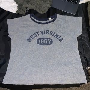 WVU Crop T-Shirt